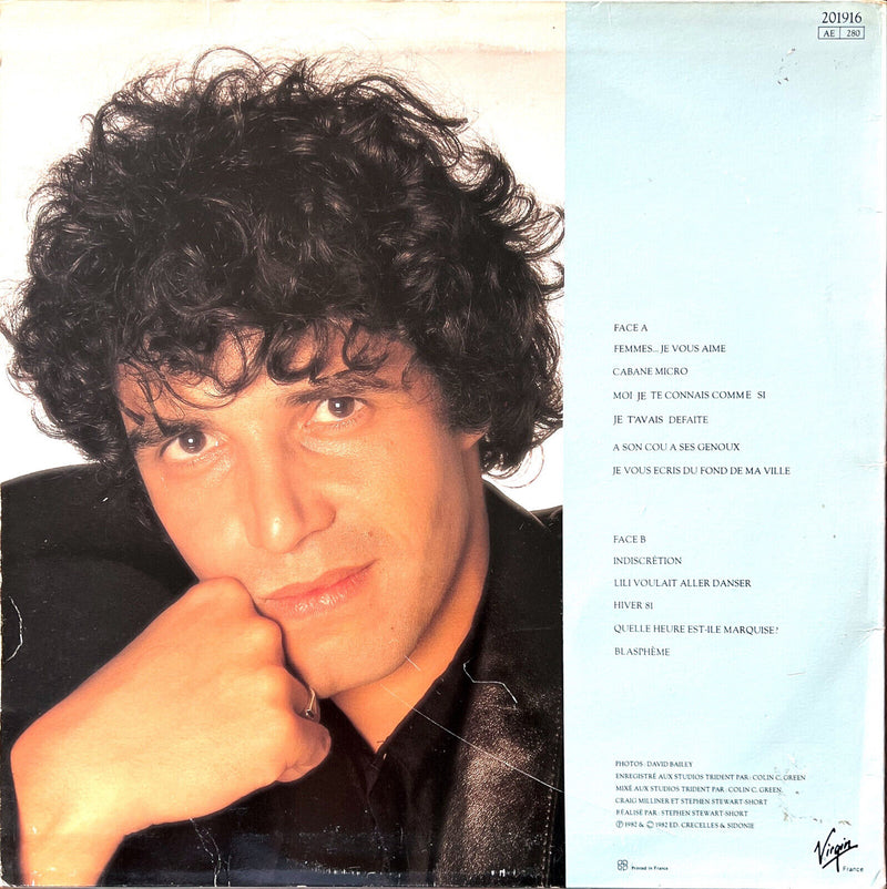 Julien Clerc LP Femmes, Indiscrétion, Blasphème.