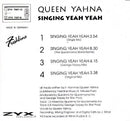 Queen Yahna ‎Maxi CD Singing Yeah Yeah - Germany (EX+/VG+)