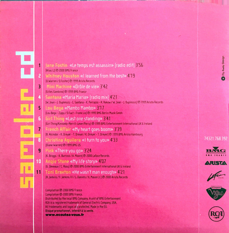 Compilation CD BMG News Sampler Printemps-été 2000 - Promo - France (EX/VG+)