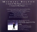 Michael Bolton ‎Maxi CD Love Is The Power - Promo - USA (M/M)