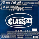 Class 41 12" Oh Que C'Est Dur De Se Lever