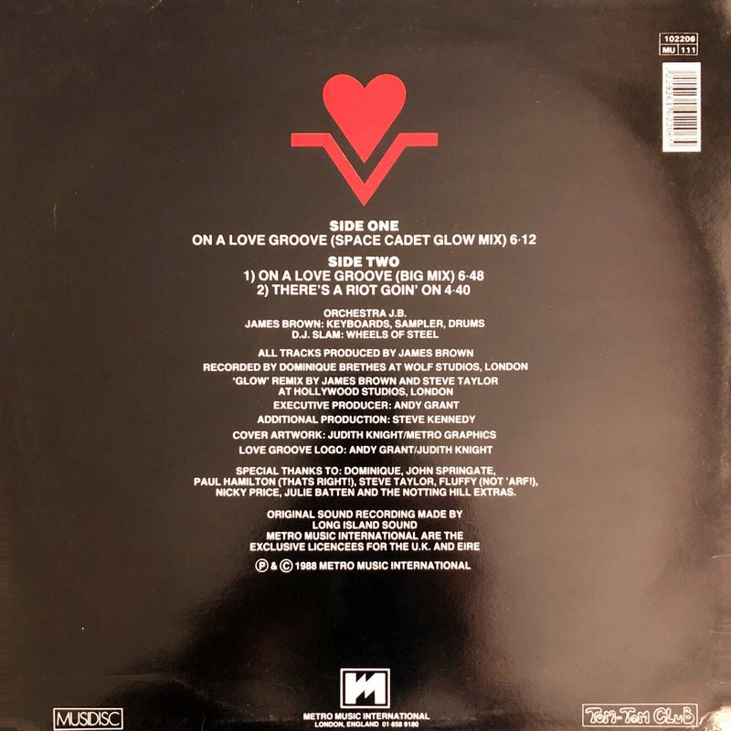 Orchestra J.B. 12" On A Love Groove - France (VG/EX+)