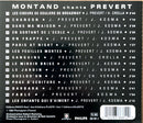 Yves Montand CD Yves Montand Chante Jacques Prévert