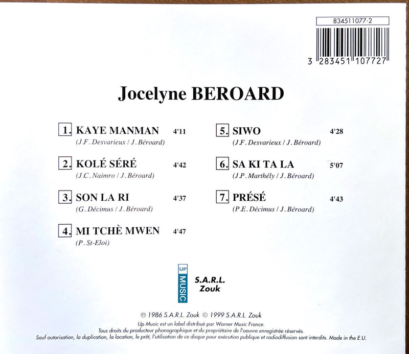 Jocelyne Beroard CD Siwo