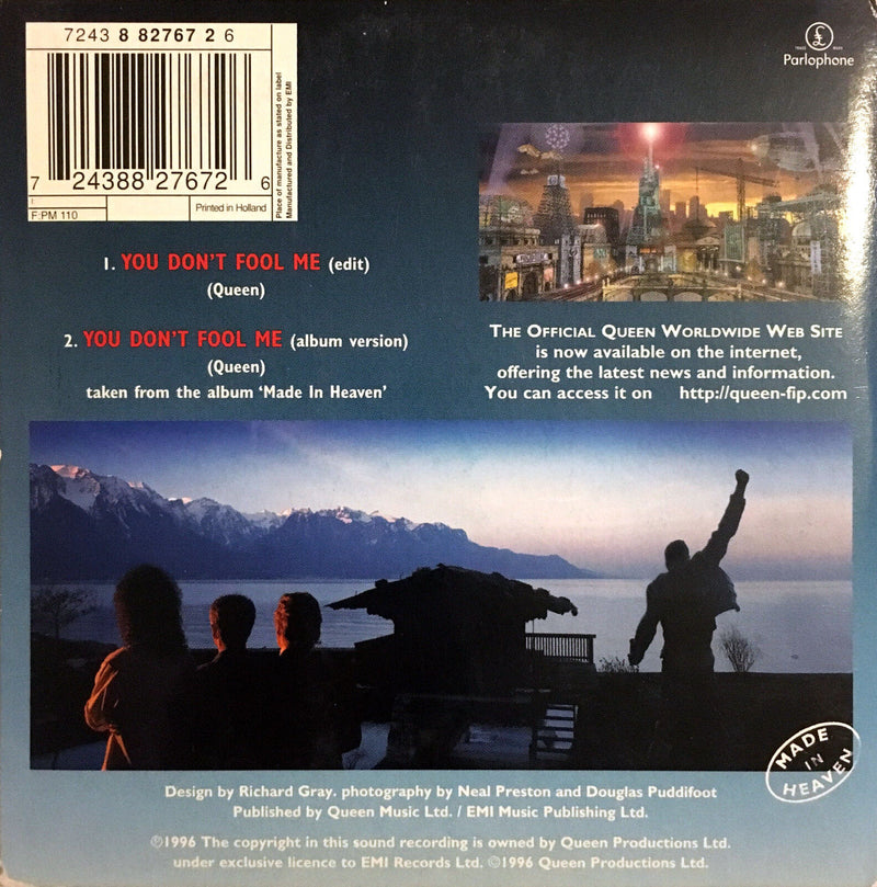 Queen ‎CD Single You Don't Fool Me - Europe (VG+/EX)