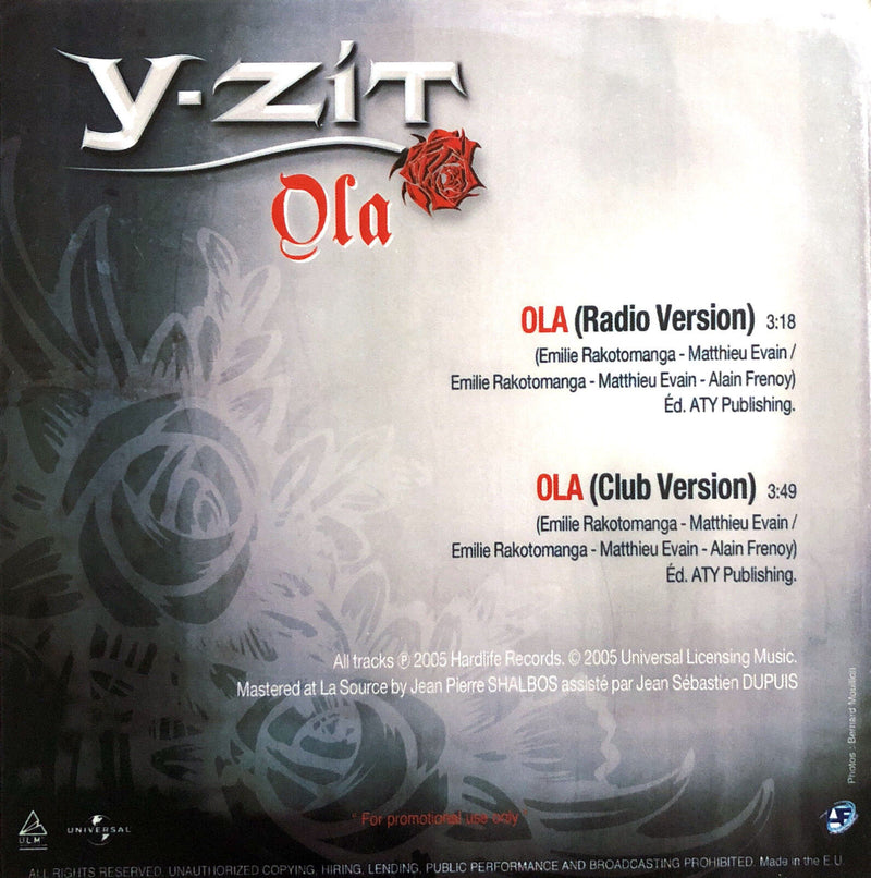 Y-Zit ‎CD Single Ola - France (EX/EX)