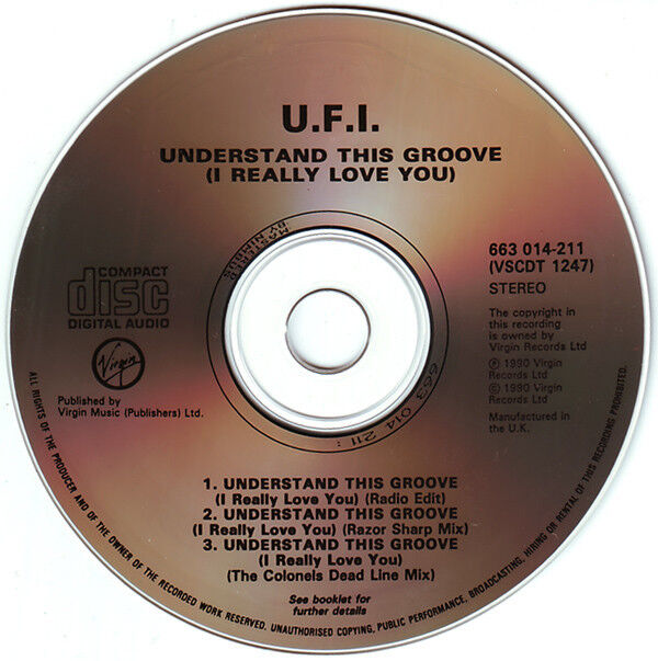 UFI ‎Maxi CD Understand This Groove (I Really Love You) - England (VG+/EX)