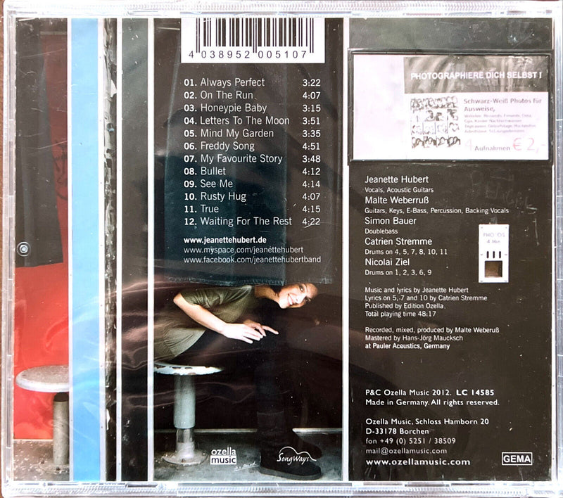 Jeanette Hubert CD On The Run