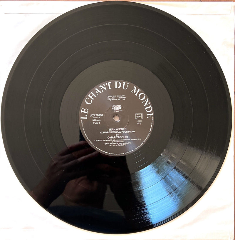 Jean Wiener, Omar Yagoubi 2xLP L'Œuvre Integrale Pour Piano