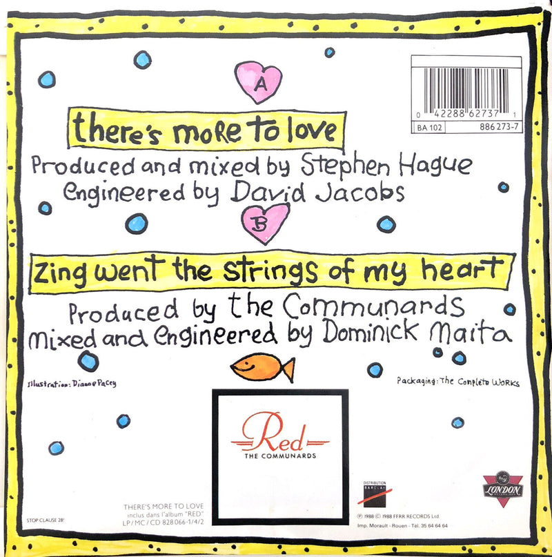 The Communards ‎7" There's More To Love - France (EX/EX)
