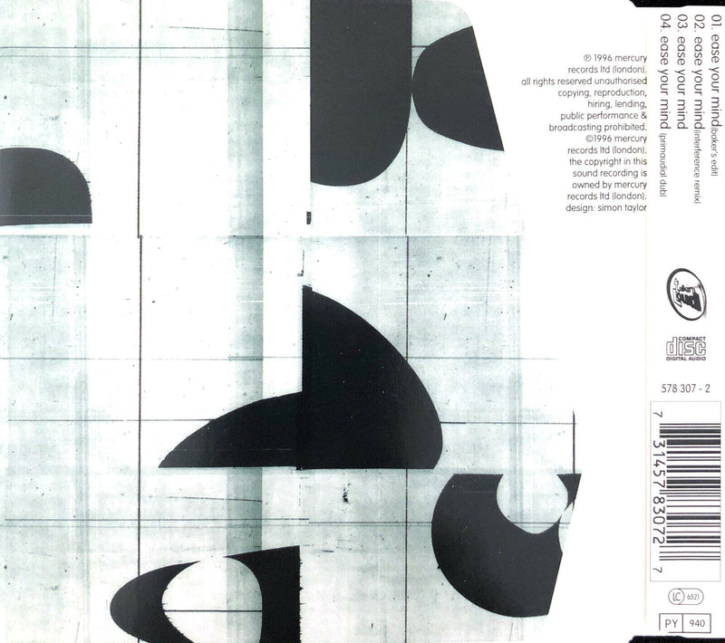 Galliano Maxi CD Ease Your Mind - UK (EX+/EX+)