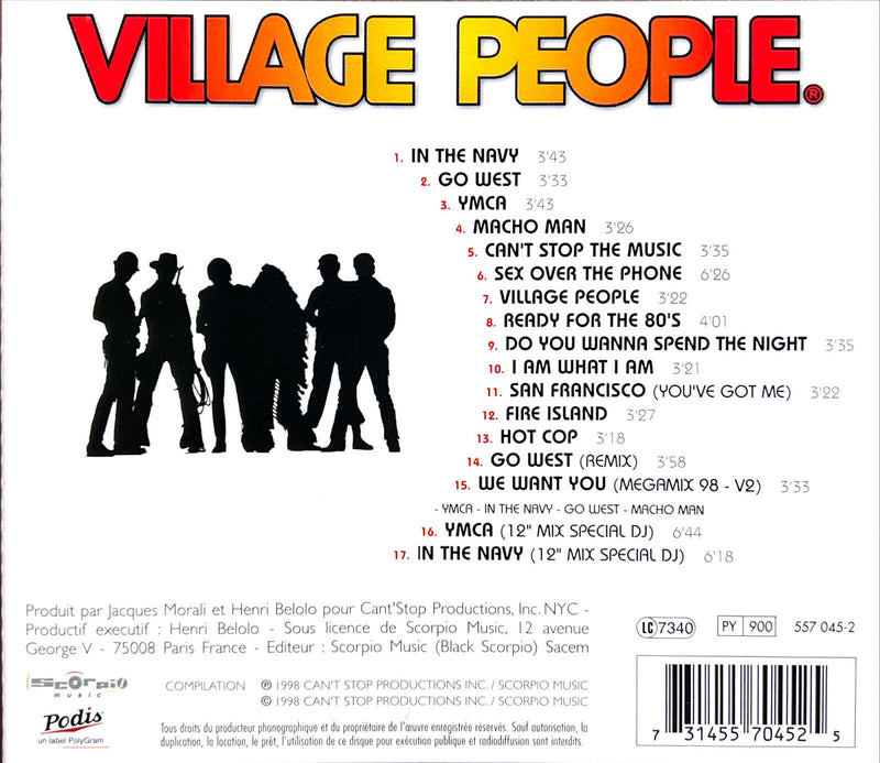 Village People CD We Want You