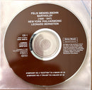 New York Philharmonic CD Mendelssohn Symphonies No. 3 & No. 4