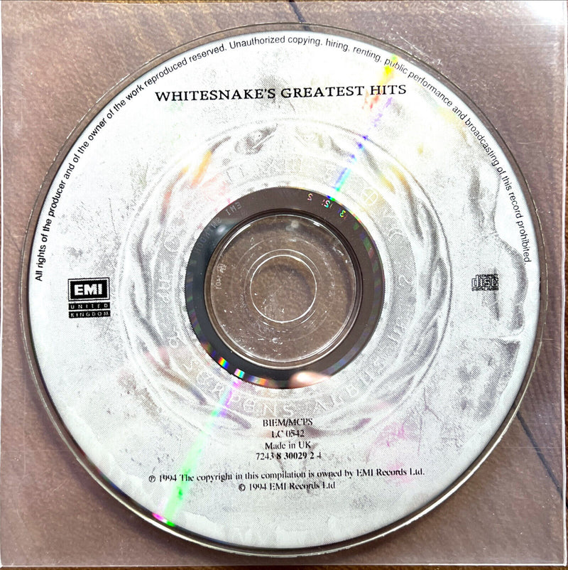 Whitesnake CD Greatest Hits