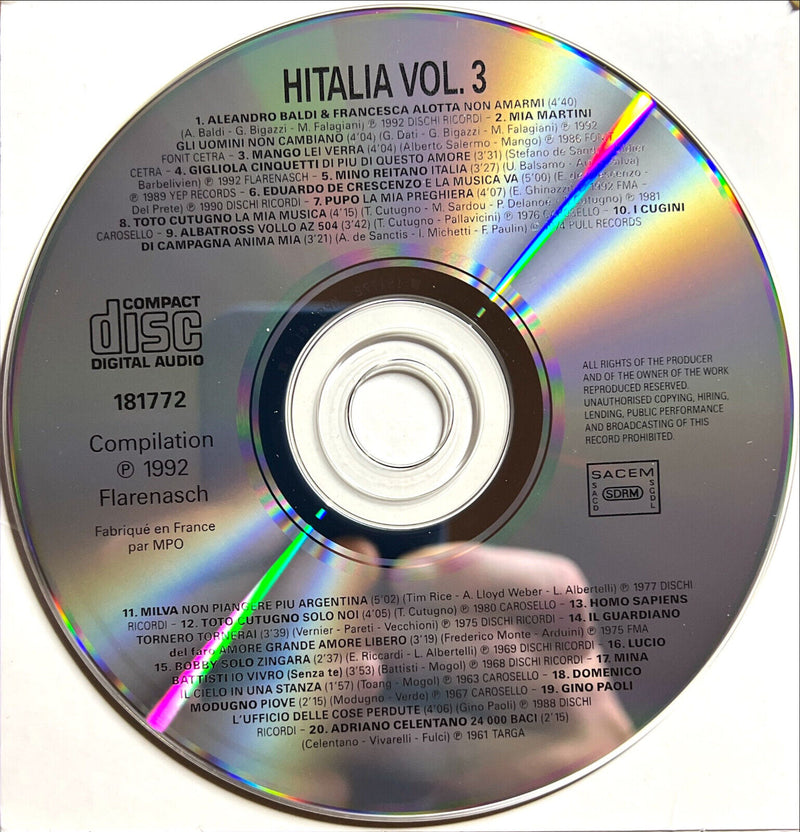 Compilation CD Hitalia Vol. 3