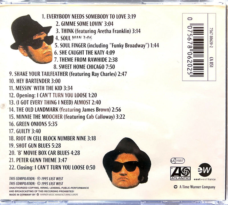 The Blues Brothers CD The Very Best Of The Blues Brothers