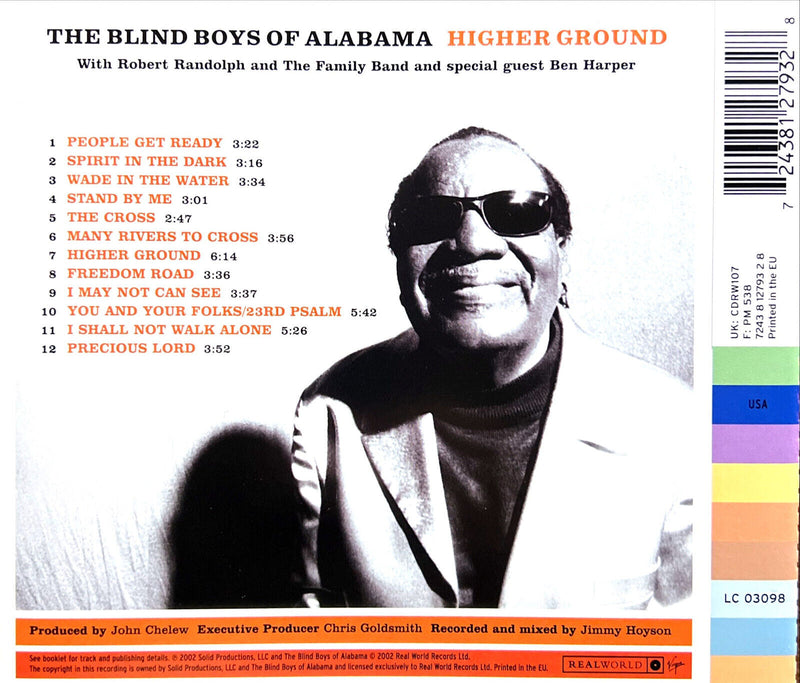 The Blind Boys Of Alabama CD Higher Ground