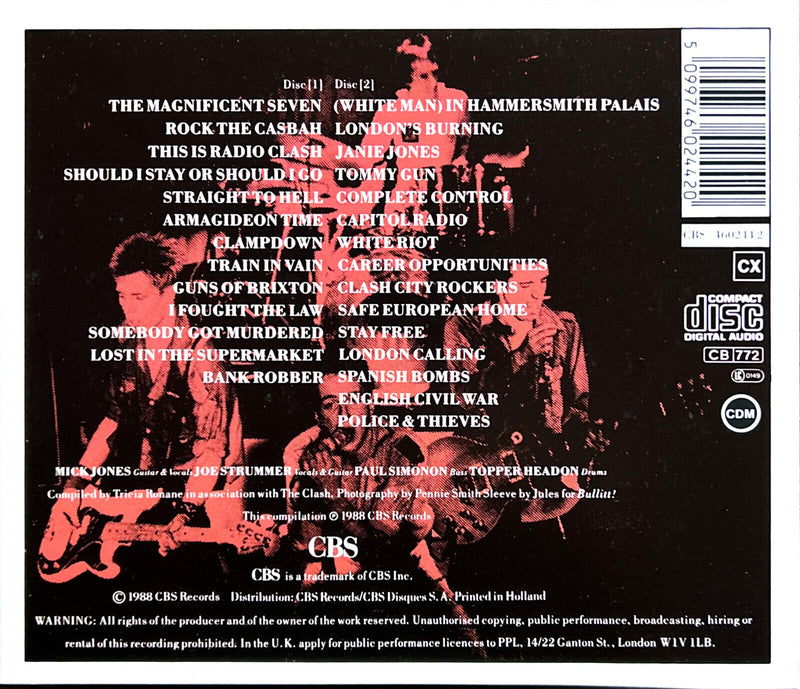 The Clash 2xCD The Story Of The Clash Volume 1