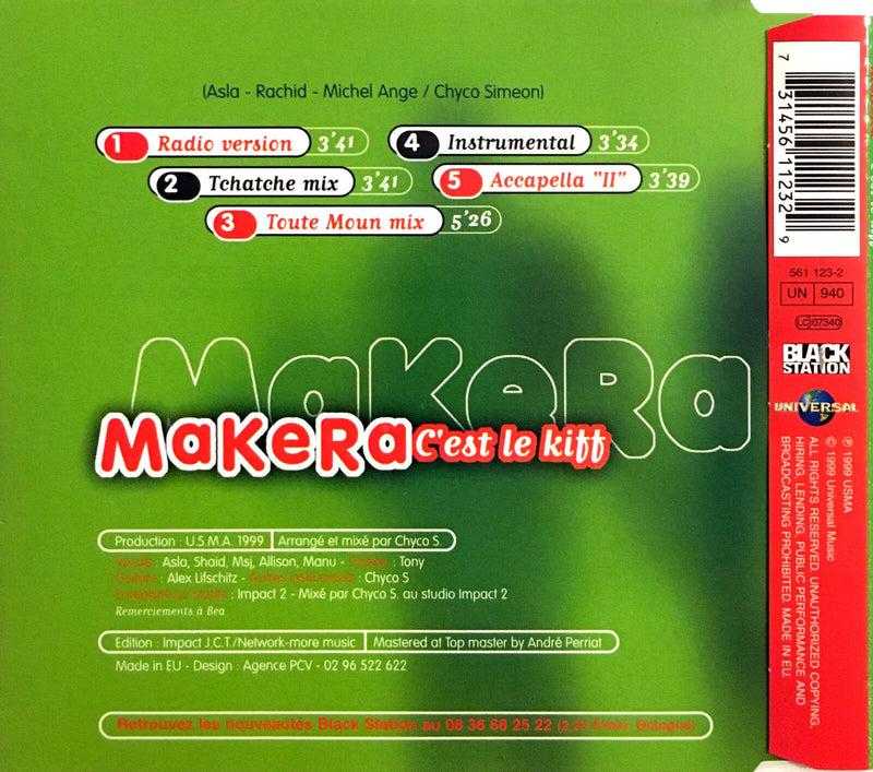 Makera Maxi CD C'est Le Kiff - France (M/EX+)