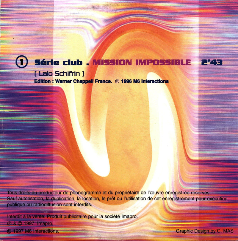 Série Club CD Single Mission Impossible - Promo - France (VG+/EX)