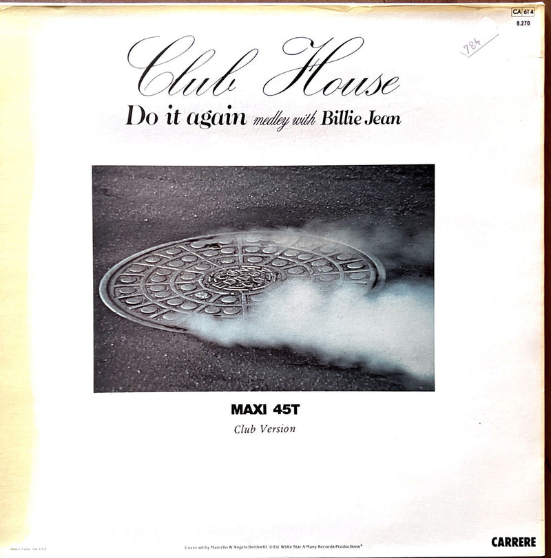 Club House 12" Do It Again (Medley With Billie Jean)