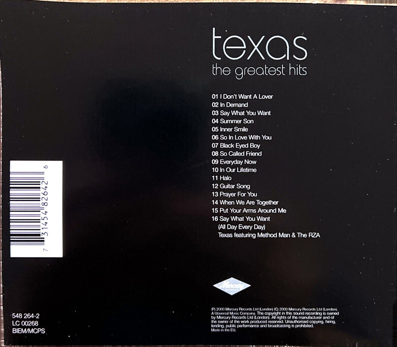 Texas CD The Greatest Hits