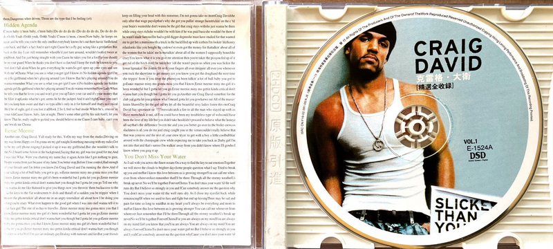 Craig David 2xCD Slicker Than Your Average