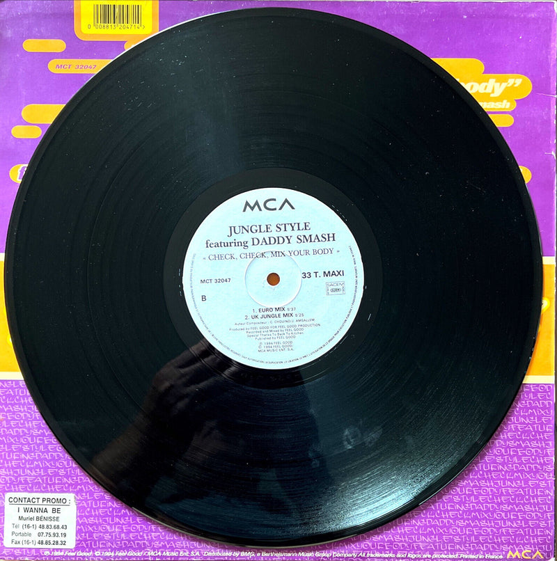 Jungle Style Featuring Daddy Smash 12" Check Check Mix Your Body