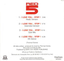 Red 5 ‎Maxi CD I Love You ... Stop ! - France (M/M - Scellé / Sealed)