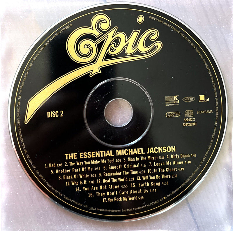 Michael Jackson 2xCD The Essential Michael Jackson - Europe