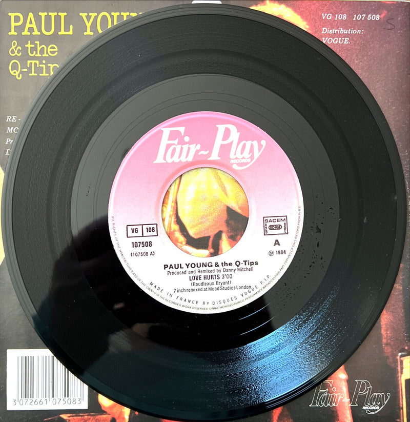 Paul Young & The Q Tips 7" Love Hurts