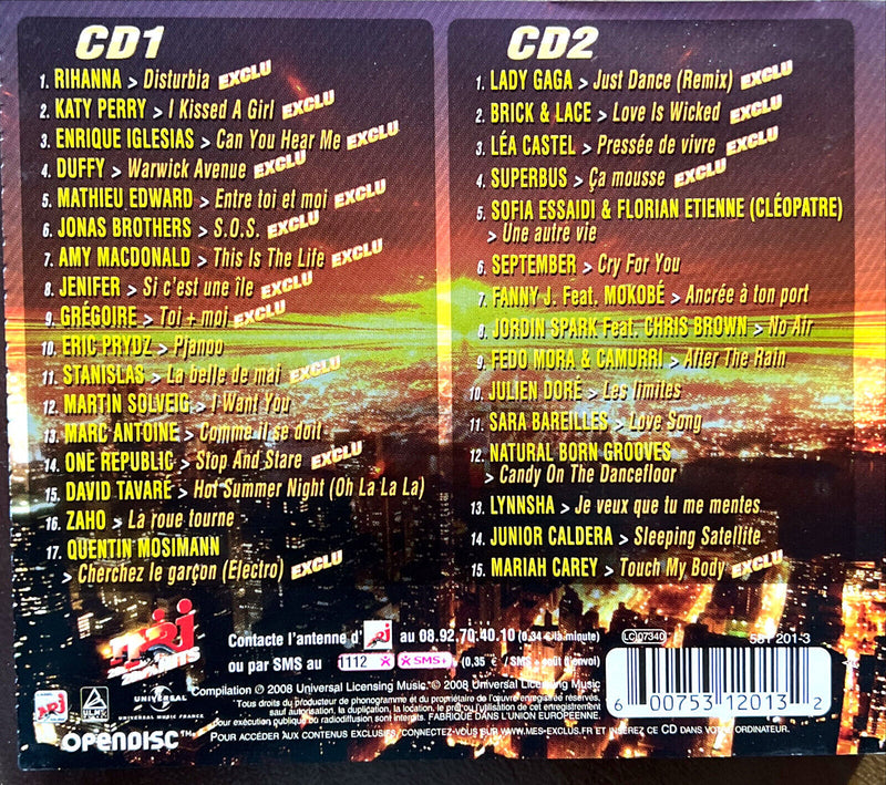 Various 2xCD NRJ 200% Hits 2008 Vol. 2