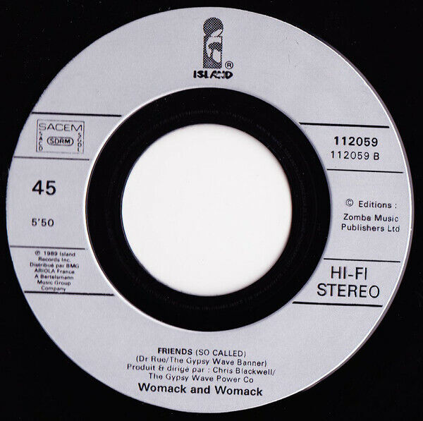 Womack & Womack ‎7" Celebrate The World - France (EX+/M)