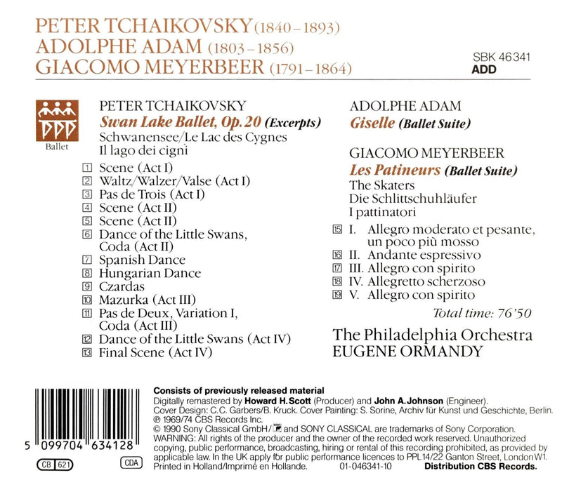 Peter Tchaikovsky, Adolphe Adam, Giacomo Meyerbeer - The Philadelphia