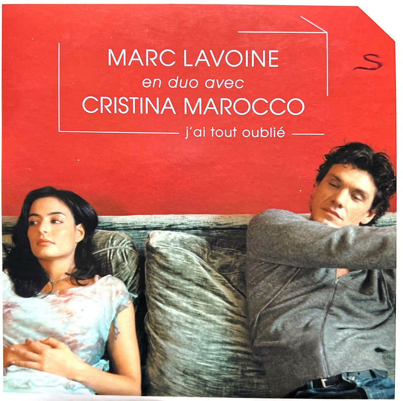 Marc Lavoine En Duo Avec Cristina Marocco CD Single J'ai Tout Oublié