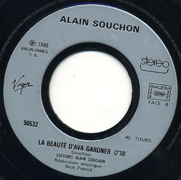 Alain Souchon 7" Dandy - France (EX/EX)