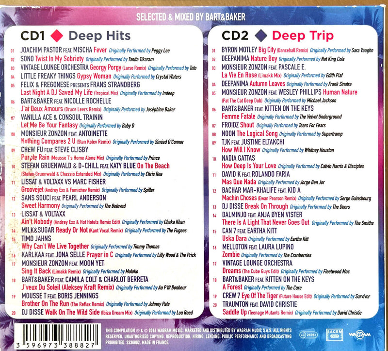 Bart&Baker, Various 2xCD Deep House Tribute