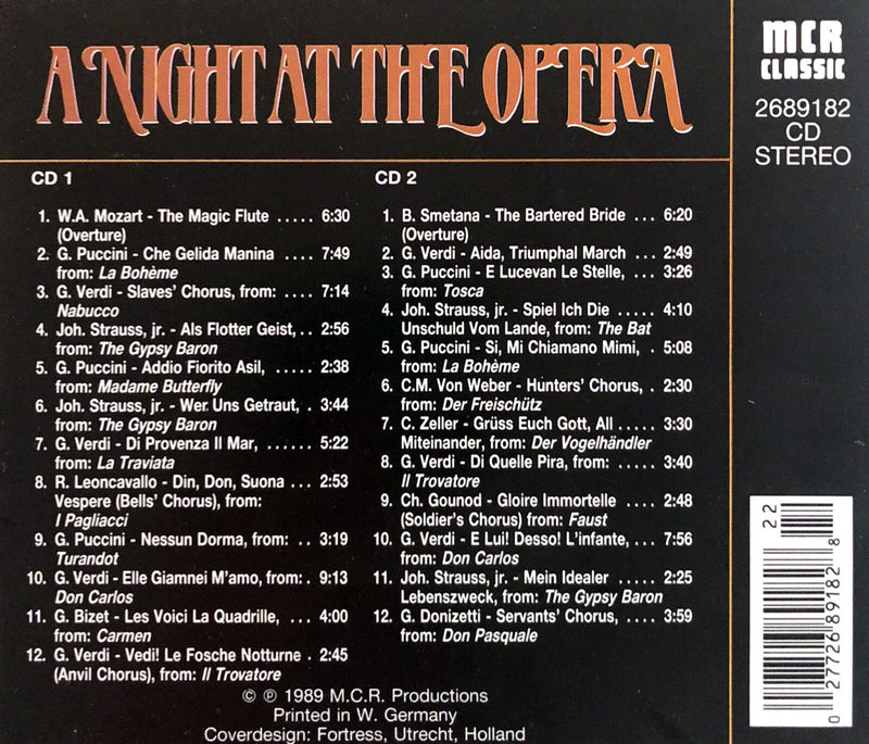 Various Orchestra 2xCD A Night At The Opera (EX+/M)