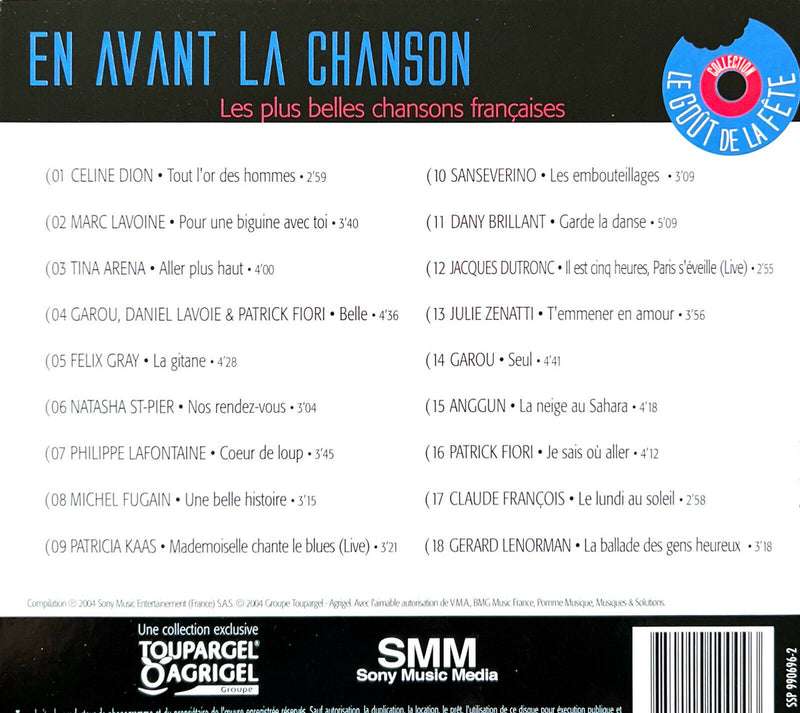 Various CD En Avant La Chanson - Les Plus Belles Chansons Françaises - Promo