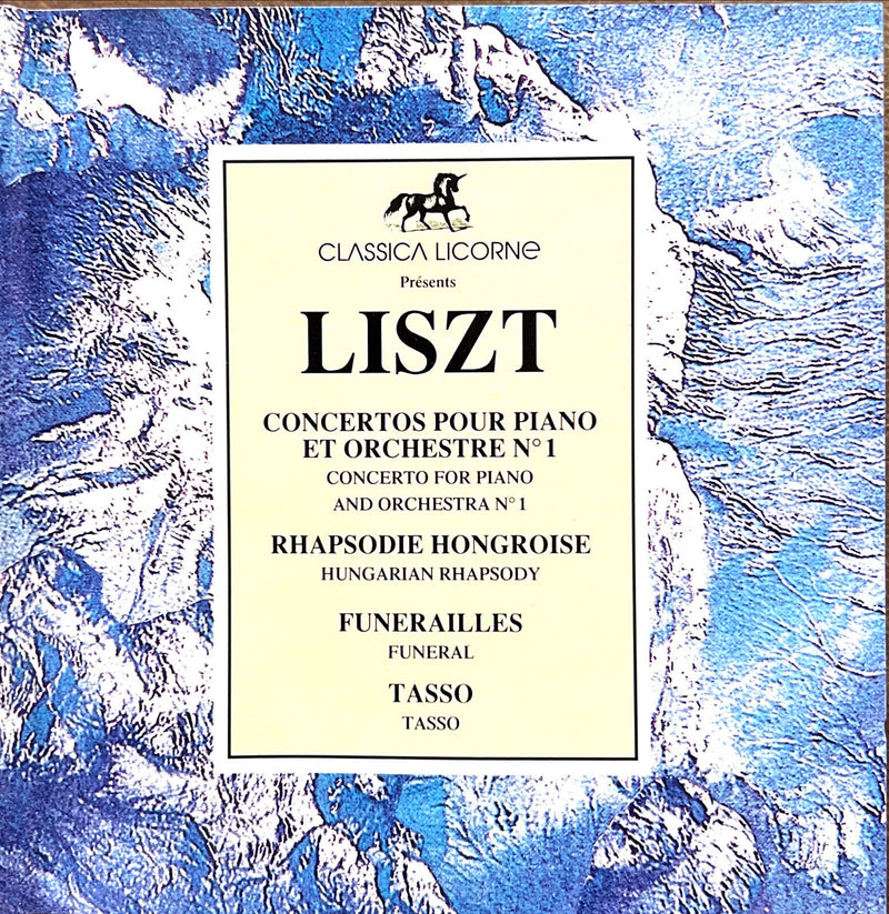 Liszt CD Concertos Pour Piano Et Orchestre N°1 - Rapsodie Hongroise - Funéraille