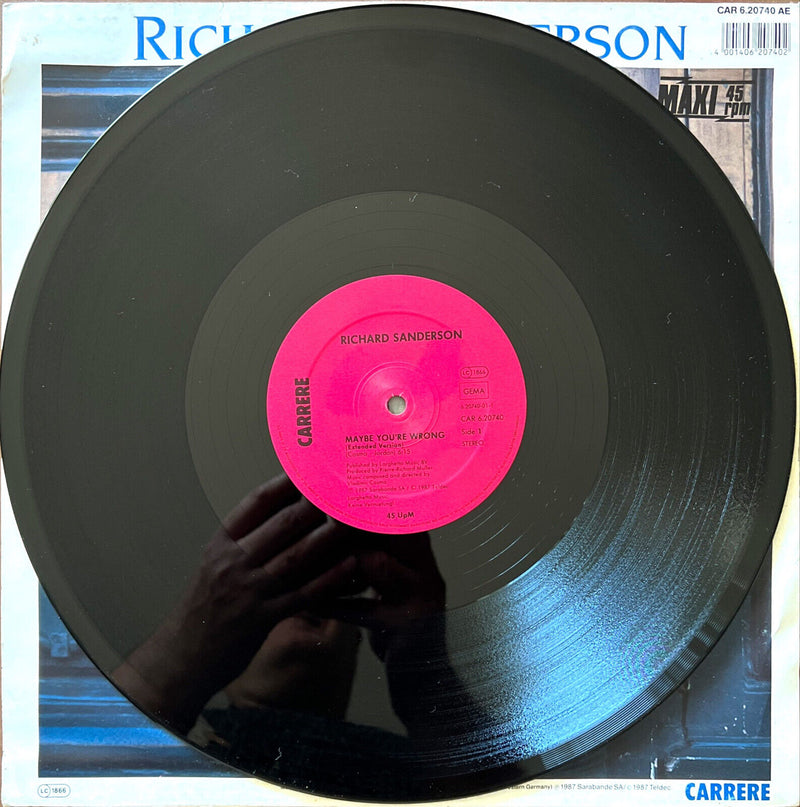 Richard Sanderson 12" Maybe You're Wrong