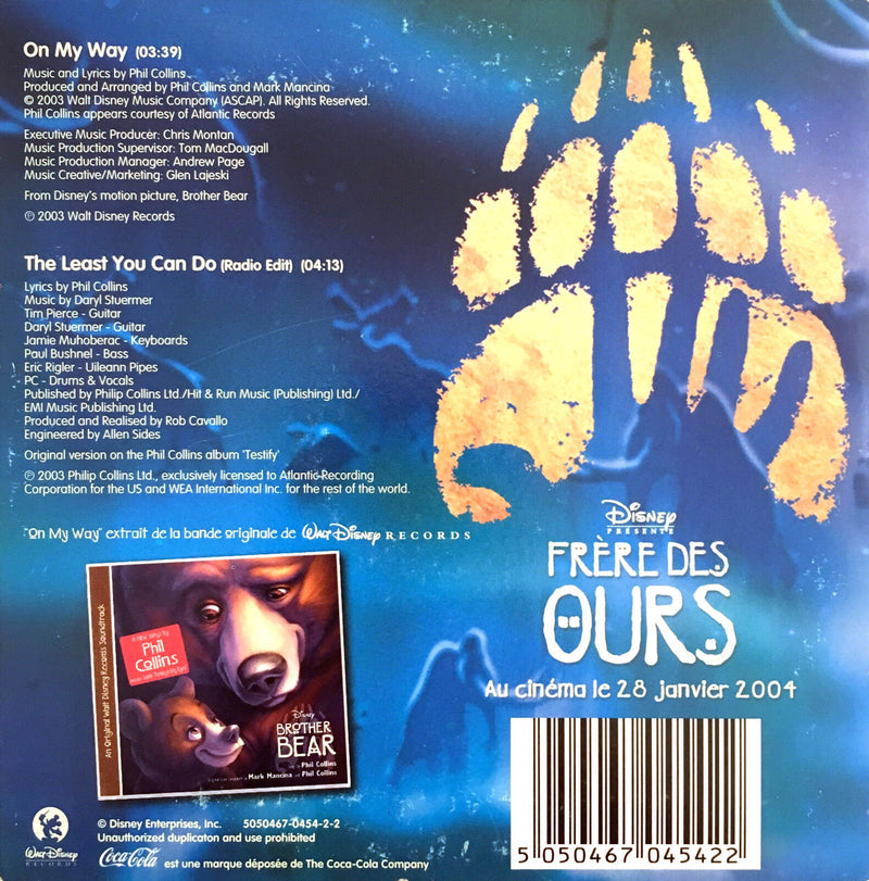 Phil Collins ‎CD Single On My Way - France (EX/M)