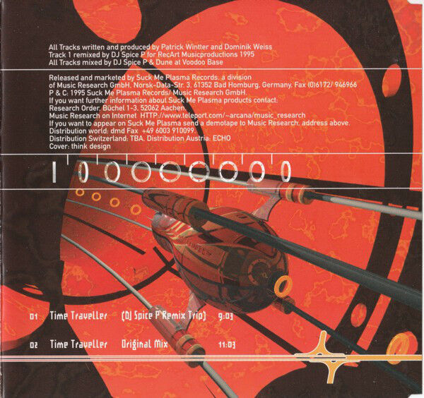 Spice 'n Dune Maxi CD Time Traveller - Germany (M/VG)