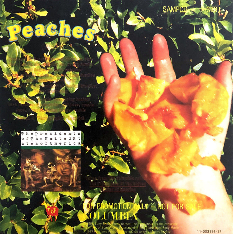 The Presidents Of The United States Of America ‎CD Single Peaches - Promo - Euro