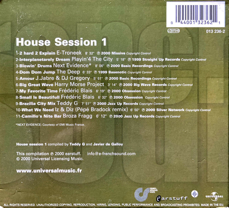 Compilation ‎CD E-FrenchSound The Net Generation House Session 1 - France (VG/EX