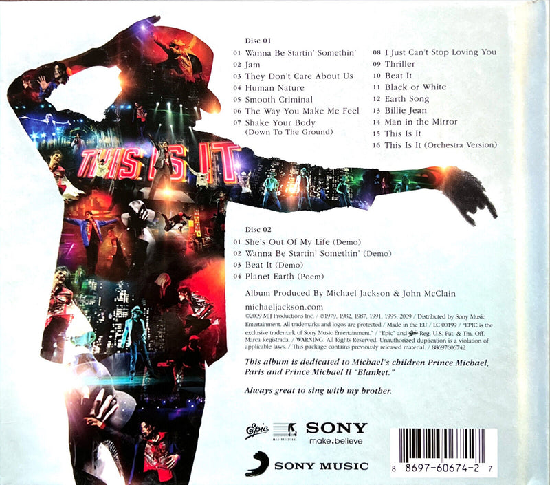 Michael Jackson 2xCD This Is It - Souvenir Edition