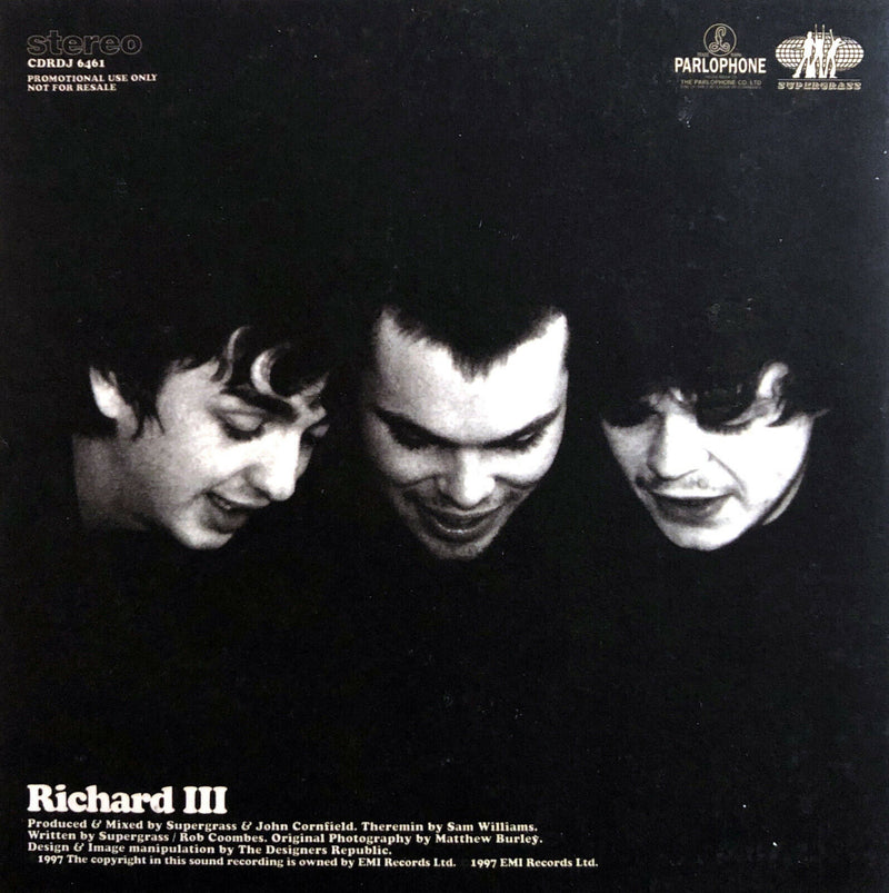 Supergrass ‎CD Single Richard III - Promo - Europe (EX/VG+)