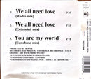 Double You Maxi CD We All Need Love - France