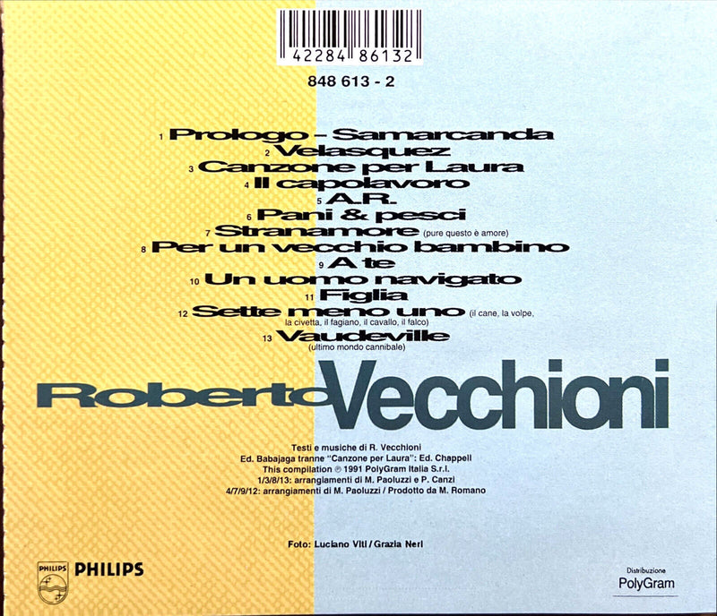 Roberto Vecchioni CD Il Capolavoro