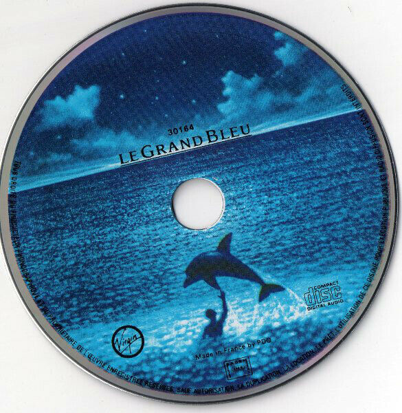 Eric Serra ‎CD Le Grand Bleu (Bande Originale Du Film De Luc Besson) - France (E
